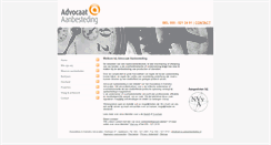 Desktop Screenshot of advocaataanbesteding.nl